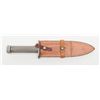 Image 1 : Mike England Custom survival knife, approx.  14-1/2” overall with an 8-1/2” blade, hollow grip  for