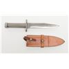 Image 2 : Mike England Custom survival knife, approx.  14-1/2” overall with an 8-1/2” blade, hollow grip  for