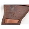 Image 3 : Western style double loop holster for a 4” large  frame DA revolver marked V.L and A, Chicago, circa