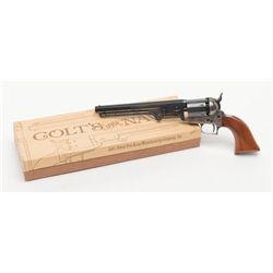 Colt Blackpowder Series Squareback Navy revolver,  .36 cal., near mint in box, #13024, 99%-99.9%;  1