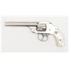 Image 2 : Smith & Wesson .38 Safety Hammerless Third Model  revolver, .38 cal., desirable 5” barrel, nickel  f