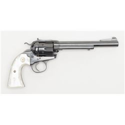 Colt Bisley Model Single Action revolver, .32-20  cal., 7-1/2” barrel, re-blued finish, replaced  fa