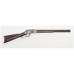 Winchester Model 1873 short rifle in .44-40  caliber with 20” octagon barrel, full magazine and  rif