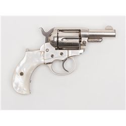 Colt Model 1877 Lightning ejectorless DA revolver,  .38 cal., 2-1/2” barrel, etched panel, nickel  f