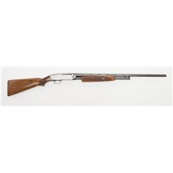 Winchester Model 42, 410 gauge pump action shotgun  showing Simmons rib and excellent restoration  w