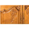 Image 2 : Beautiful heavy two-piece carved oak hutch,  approx. 86” wide x 75-1/2” tall x 21-1/2” deep in  over