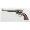 Image 2 : Colt Civilian Model SAA revolver, .45 cal., 7-1/2”  barrel, blue and case hardened finish, wood  gri