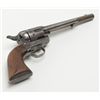 Image 8 : Colt Civilian Model SAA revolver, .45 cal., 7-1/2”  barrel, blue and case hardened finish, wood  gri