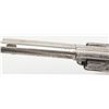 Image 3 : Period engraved Colt Civilian Model SAA revolver,  .45 cal., 4-3/4” barrel, nickel finish, pearl  gr