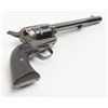 Image 8 : Colt SAA revolver, .45 cal., 7-1/2” barrel, blue  and case hardened finish, checkered hard rubber  g