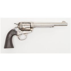 Colt Bisley Model Single Action revolver, .44-40  cal., 7-1/2” barrel, checkered hard rubber grips,