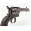 Image 10 : Colt SAA revolver, .45 cal., 4-3/4” barrel, blue  and case hardened finish, checkered hard rubber  e