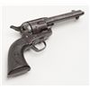 Image 9 : Colt SAA revolver, .45 cal., 4-3/4” barrel, blue  and case hardened finish, checkered hard rubber  e