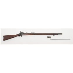 U.S. Springfield Model 1884 Trapdoor Cadet rifle  with socket cadet length bayonet, .45-70 cal.,  29