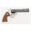 Image 1 : Colt Python double action, .357 Magnum caliber  revolver with factory 6” barrel and checkered  medal