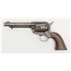 Image 2 : Colt U.S. Artillery Model SAA revolver, .45 cal.,  5-1/2” barrel, blue and case color finish, wood