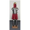 Image 1 : Freshly mounted and re-strapped suit of ancient  style armour with helmet made for theatrical or  mo