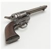 Image 8 : Colt Civilian Model SAA revolver, .45 cal., 4-3/4”  barrel, blue and case hardened finish, wood  gri