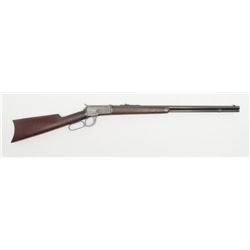 Winchester Model 1892 lever action rifle, .32  W.C.F. cal., 24” round barrel, blue finish, wood  sto