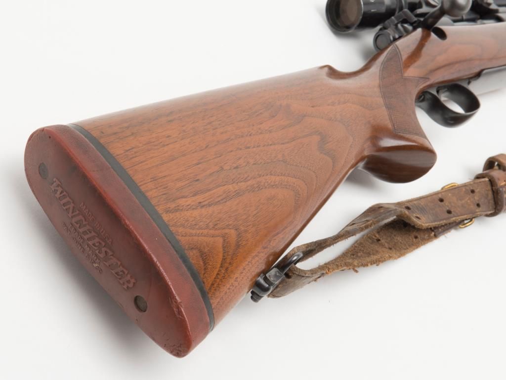 Winchester pre64 Model 70 bolt action rifle, .375 H & H Magnum cal