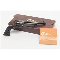 Colt SAA revolver, 3rd Generation, .44 Special  cal., 7-1/2” barrel, blue and case hardened  finish,