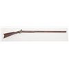 Image 1 : American made full stock Kentucky style rifle  circa about 1820-30s with barrel marked underneath  “