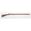 Image 1 : American made full stock Kentucky style rifle  circa about 1820-30s with barrel marked underneath  “