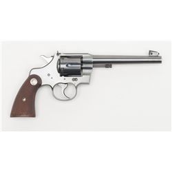 Colt Officers Model 32 Heavy Barrel revolver, cal.  .32, Serial #656735.  The pistol is in excellent