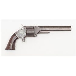 Smith & Wesson #2 Army revolver, .32RF cal., 6”  barrel, blue finish, rosewood grips, #30647 in  ove