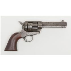 Colt Civilian Model SAA revolver, .45 cal., 4-3/4”  barrel, blue and case hardened finish, wood  gri