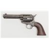 Image 2 : Colt Civilian Model SAA revolver, .45 cal., 4-3/4”  barrel, blue and case hardened finish, wood  gri