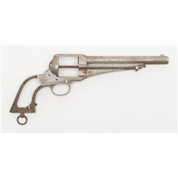 Remington Model 1875 Single Action revolver  missing cylinder, hammer, small parts; retains  loading