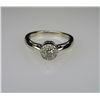 Image 1 : Delightful Diamond Ring with all ‘IDEAL’ cut  Diamonds weighing approx. 0.30 carats of F-G  colors a