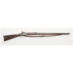 U.S. Springfield 1884-dated Trapdoor ramrod  variation rifle, .45-70 cal., 32-1/2” barrel, blue  and