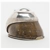 Image 1 : Horse hoof mounted with silver plated fixtures in  Victorian era to be used as an ink well. It was a