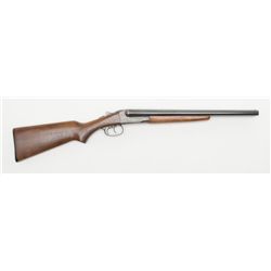 J.C. Higgins Model 311A SxS hammerless shotgun, 12  gauge, 18-1/4” barrels, blue and case hardened