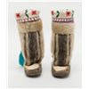 Image 1 : Bonanza lot of Canadian artifacts; beaded  gauntlets; hide and fur boots; Lady’s moccasins;  small s