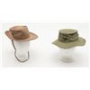 Image 1 : Lot of 2 military hats as described. One Vietnam  era hat with patch for South Vietnamese forces in