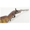 Image 9 : Interesting percussion half stock plains rifle  utilizing early Golden age barrel, patch box and  bu