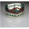 Image 2 : Stunning Native American Inlayed Turquoise and Red  Coral Cuff Bracelet with beautiful wave motif  w