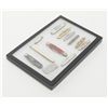 Image 1 : Riker case of 12 misc. pocket knives including  several advertisers such as a Winchester-Western,  a