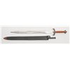 Image 11 : Egyptian-style dagger on plaque and 4 “fantasy”  swords.  Cost consignor over $500.    Est.:   $100-