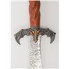 Image 12 : Egyptian-style dagger on plaque and 4 “fantasy”  swords.  Cost consignor over $500.    Est.:   $100-