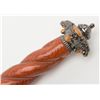 Image 13 : Egyptian-style dagger on plaque and 4 “fantasy”  swords.  Cost consignor over $500.    Est.:   $100-