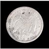 Image 2 : Lot of 2 coins including an 1860 U.S. Seated  Liberty Dollar, rough but a scarce date and a U.S.  Mo