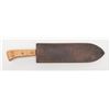 Image 1 : U.S.M.C. Bolo Knife by Briddell in overall very  good condition with leather sheath in very good  un