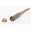 Image 7 : Lot of 2 Civil War-era hand-held collapsible brass  pocket telescopes, one approx. 1-3/8” in diamete