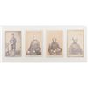 Image 1 : Lot of 4 Civil War CDVs including Generals  Anderson and Burnside, Commander DuPont  (all in  very g