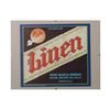 Image 1 : Lot of 3 framed 1930’s-1940’s original color  orange crate labels; Linen, Tweed and Madras  brands;