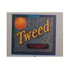 Image 3 : Lot of 3 framed 1930’s-1940’s original color  orange crate labels; Linen, Tweed and Madras  brands;